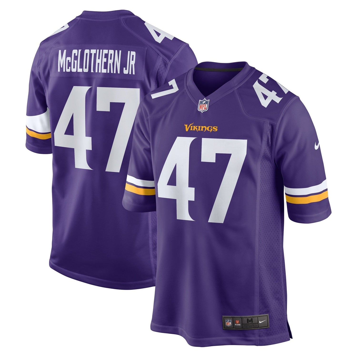 Dwight McGlothern Jr. Minnesota Vikings Nike Game Jersey - Purple