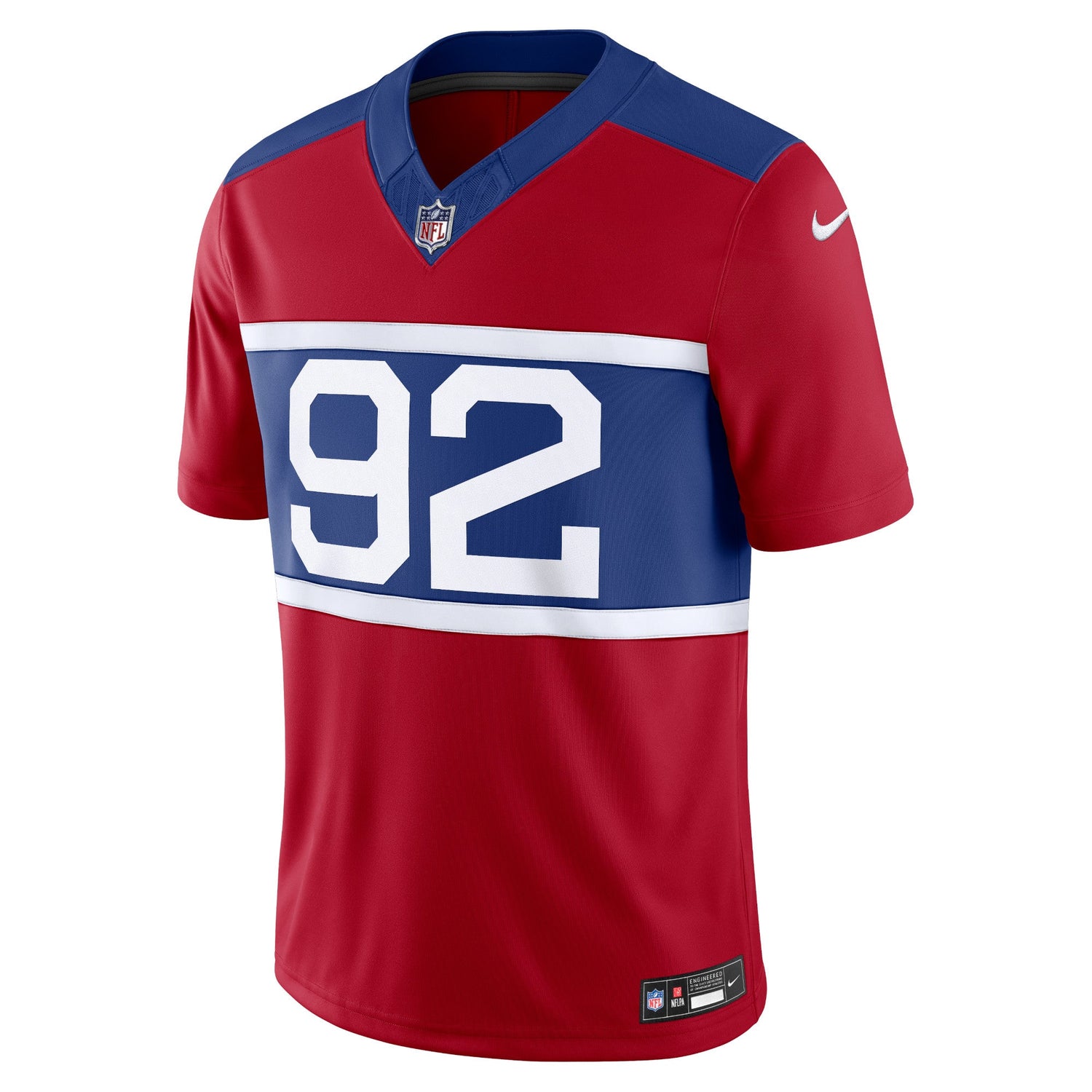 Michael Strahan New York Giants Nike Alternate Vapor F.U.S.E. Retired Limited Jersey - Century Red