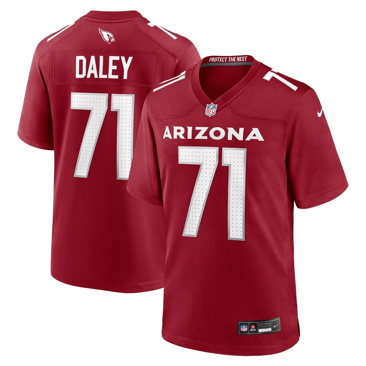 Dennis Daley Arizona Cardinals Nike Game Jersey - Cardinal