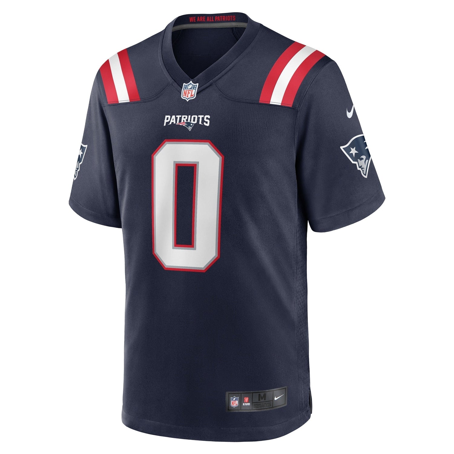 Christian Gonzalez New England Patriots Nike Team Game Jersey - Navy