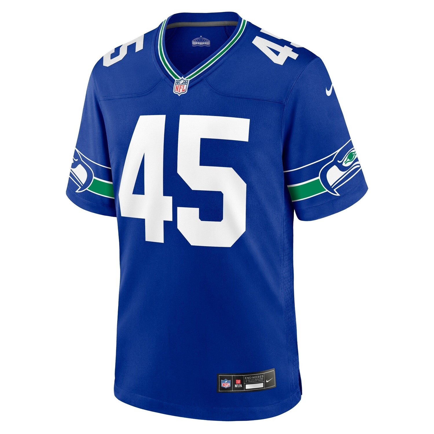 Kenny Easley Seattle Seahawks Nike Throwback Retired Game Jersey - Royal