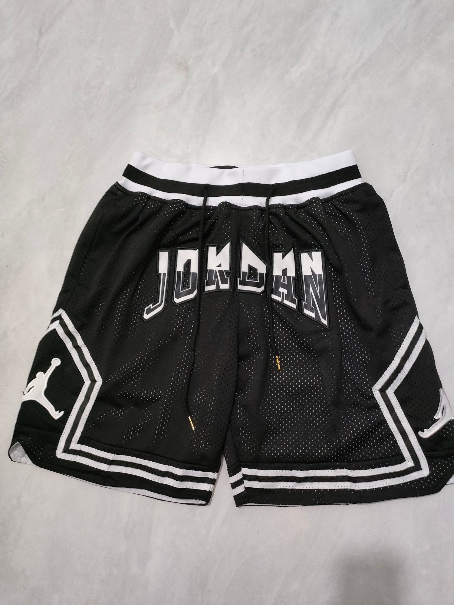 JUST DON Jordan Black Pocket Shorts
