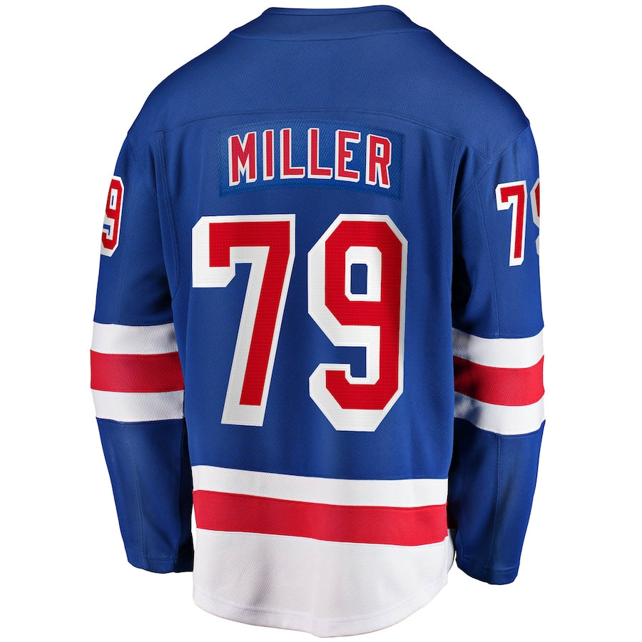 K'Andre Miller New York Rangers Home Breakaway Jersey - Blue