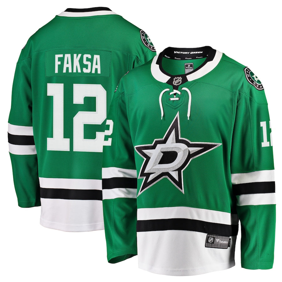 Radek Faksa Dallas Stars Breakaway Jersey - Kelly Green