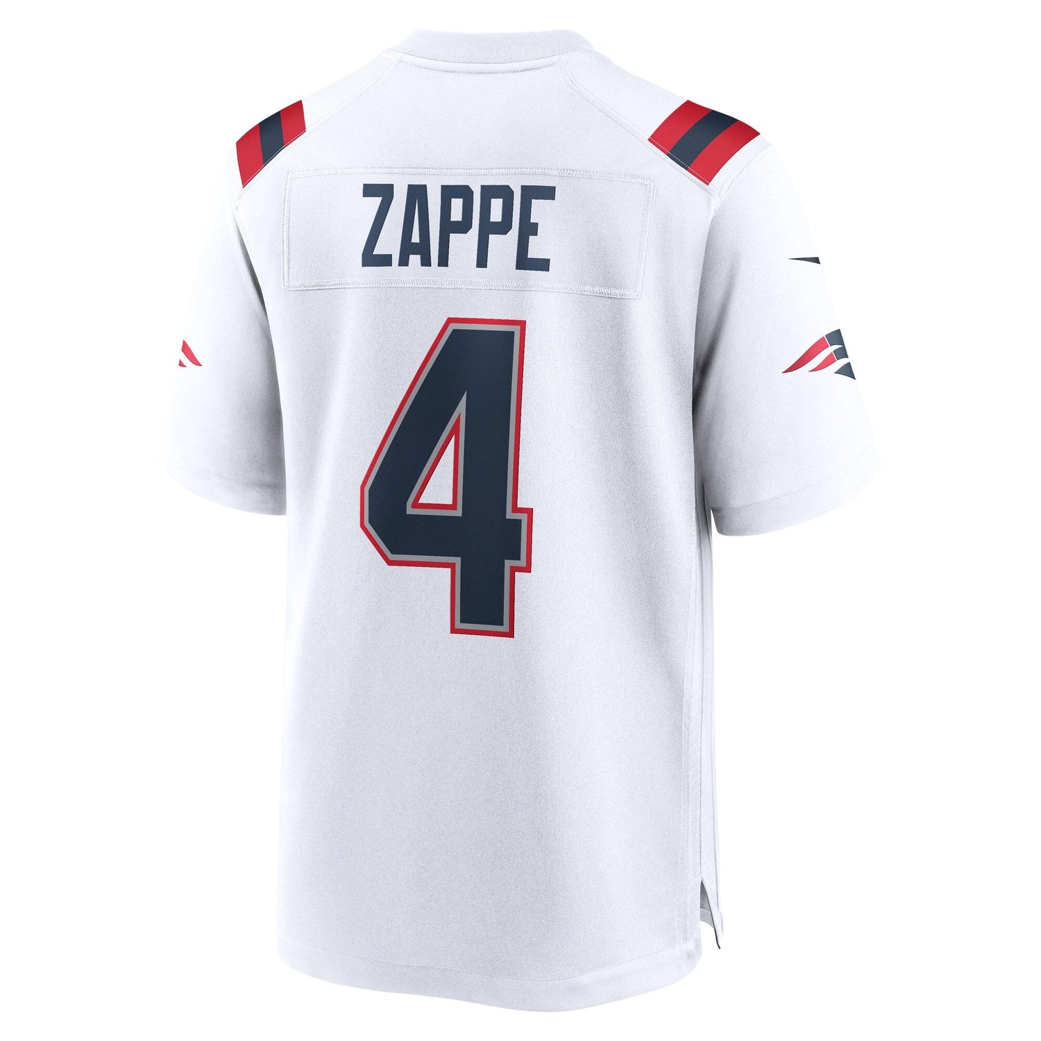 Bailey Zappe New England Patriots Nike Game Jersey - White