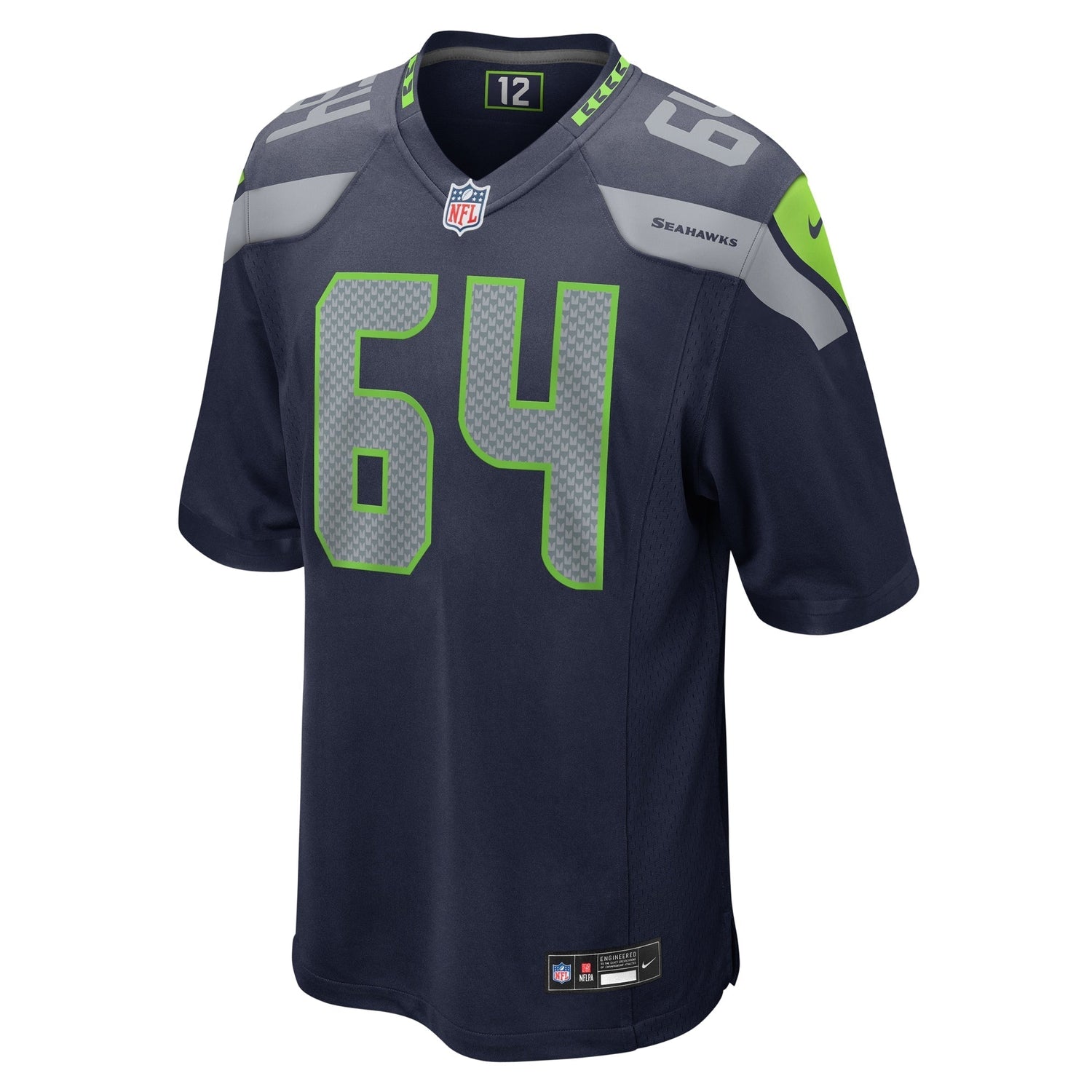 Christian Haynes Seattle Seahawks Nike Game Jersey - College Navy