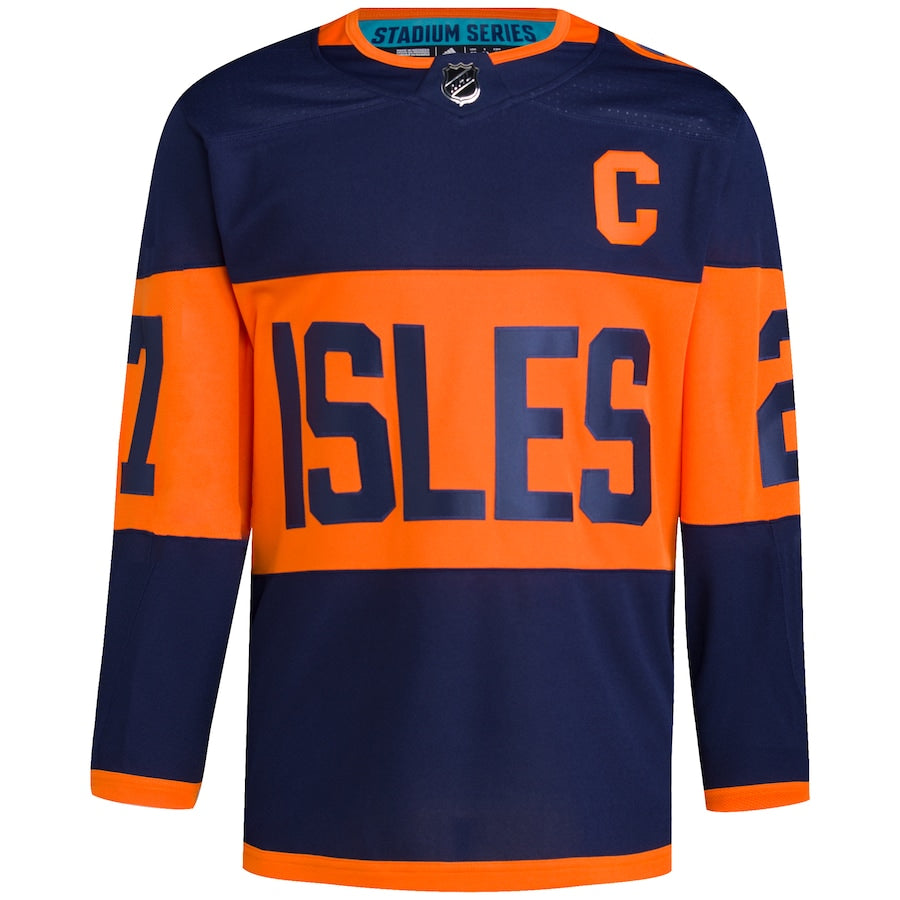 Anders Lee New York Islanders 2024 NHL Stadium Series Primegreen Jersey – Navy