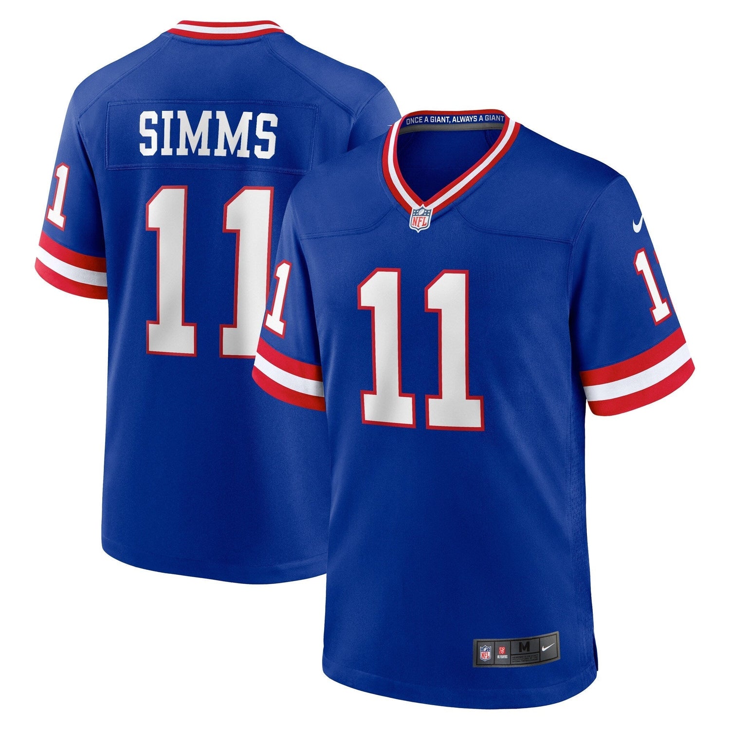 Phil Simms New York Giants Nike Classic Retired Game Jersey - Royal