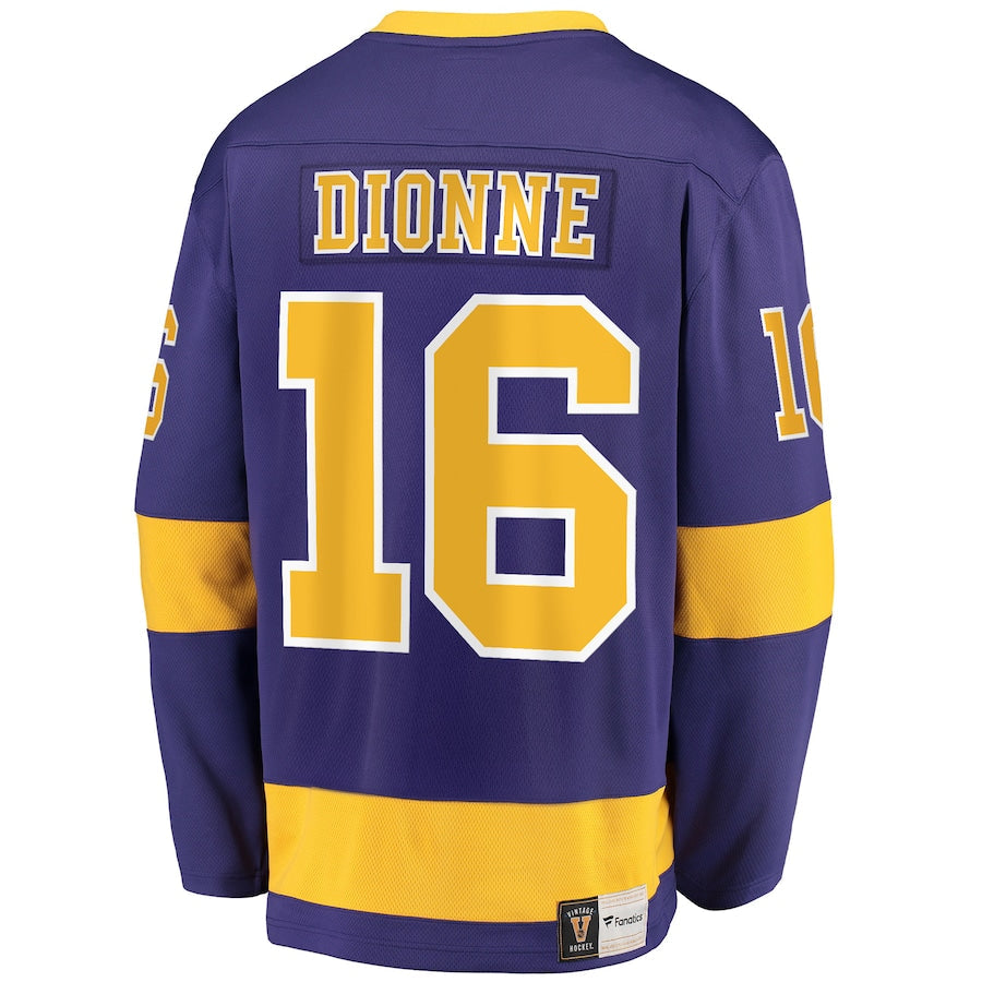 Marcel Dionne Los Angeles Kings Premier Breakaway Retired Jersey - Purple