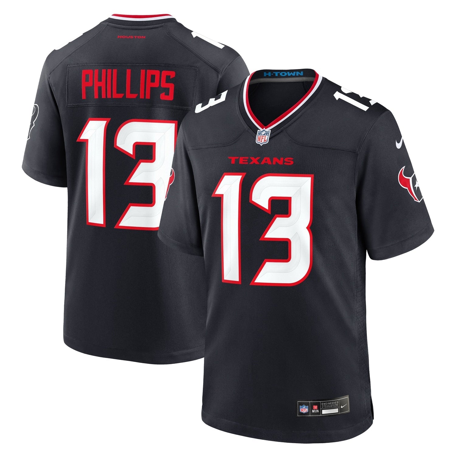 DelShawn Phillips Houston Texans Nike Team Game Jersey - Navy