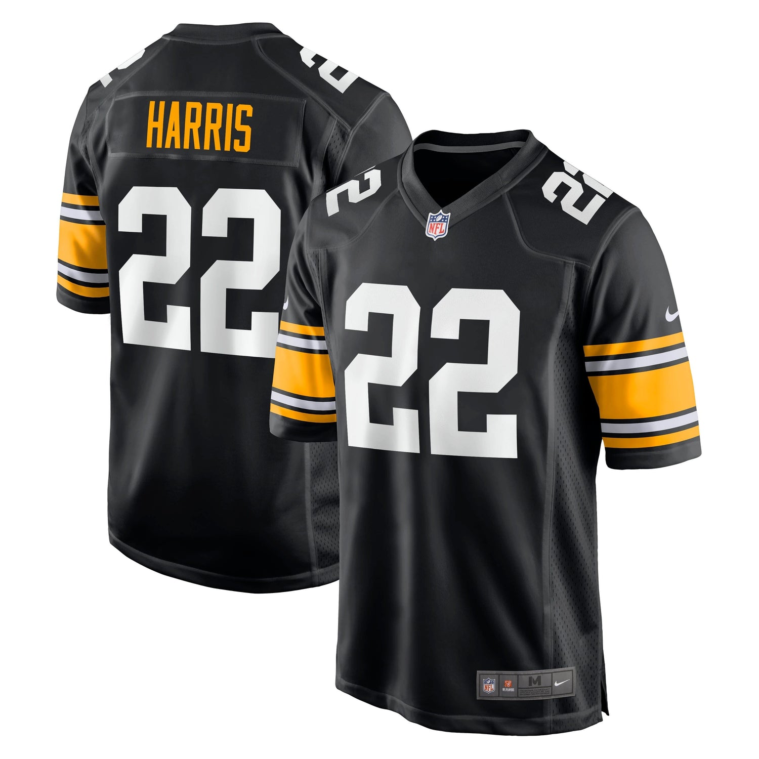 Najee Harris Pittsburgh Steelers Nike Game Jersey - Black