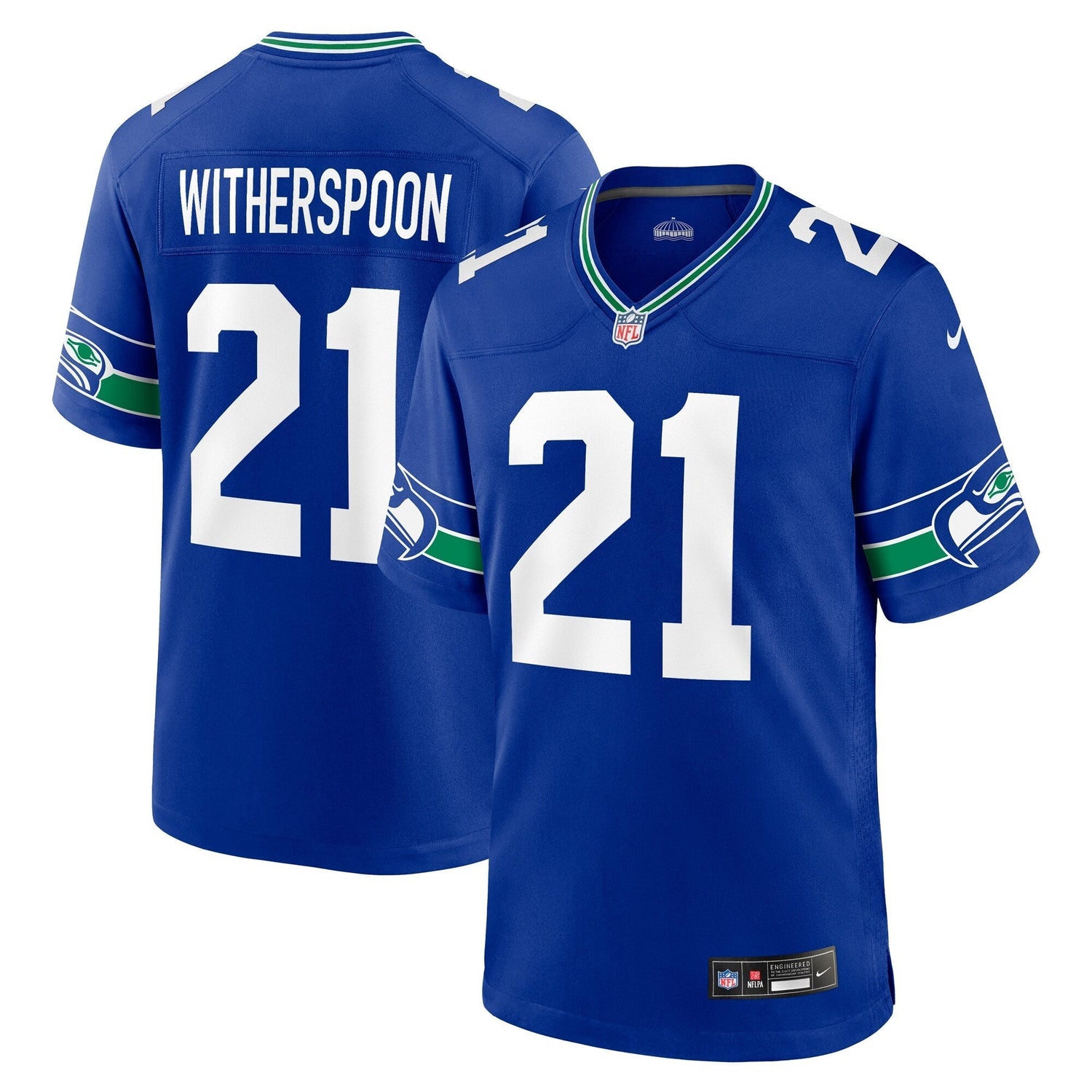 Devon Witherspoon Seattle Seahawks Nike Throwback Game Jersey - Royal