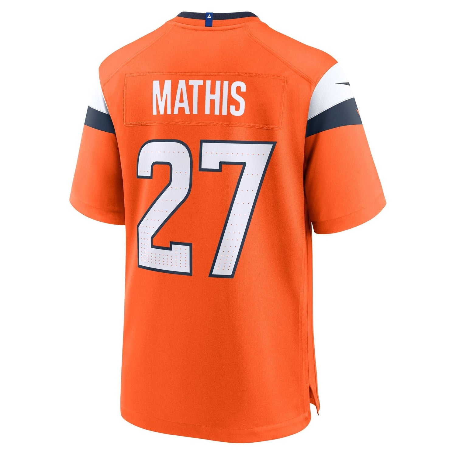 Damarri Mathis Denver Broncos Nike Team Game Jersey - Orange