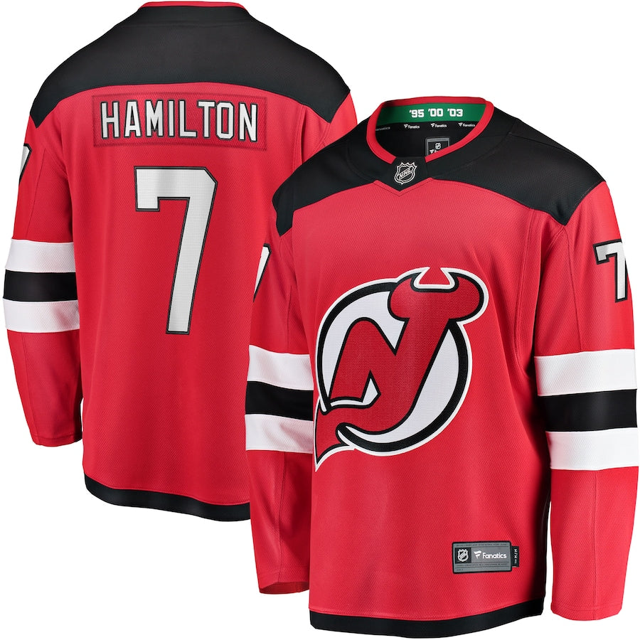 Dougie Hamilton New Jersey Devils Breakaway Jersey - Red