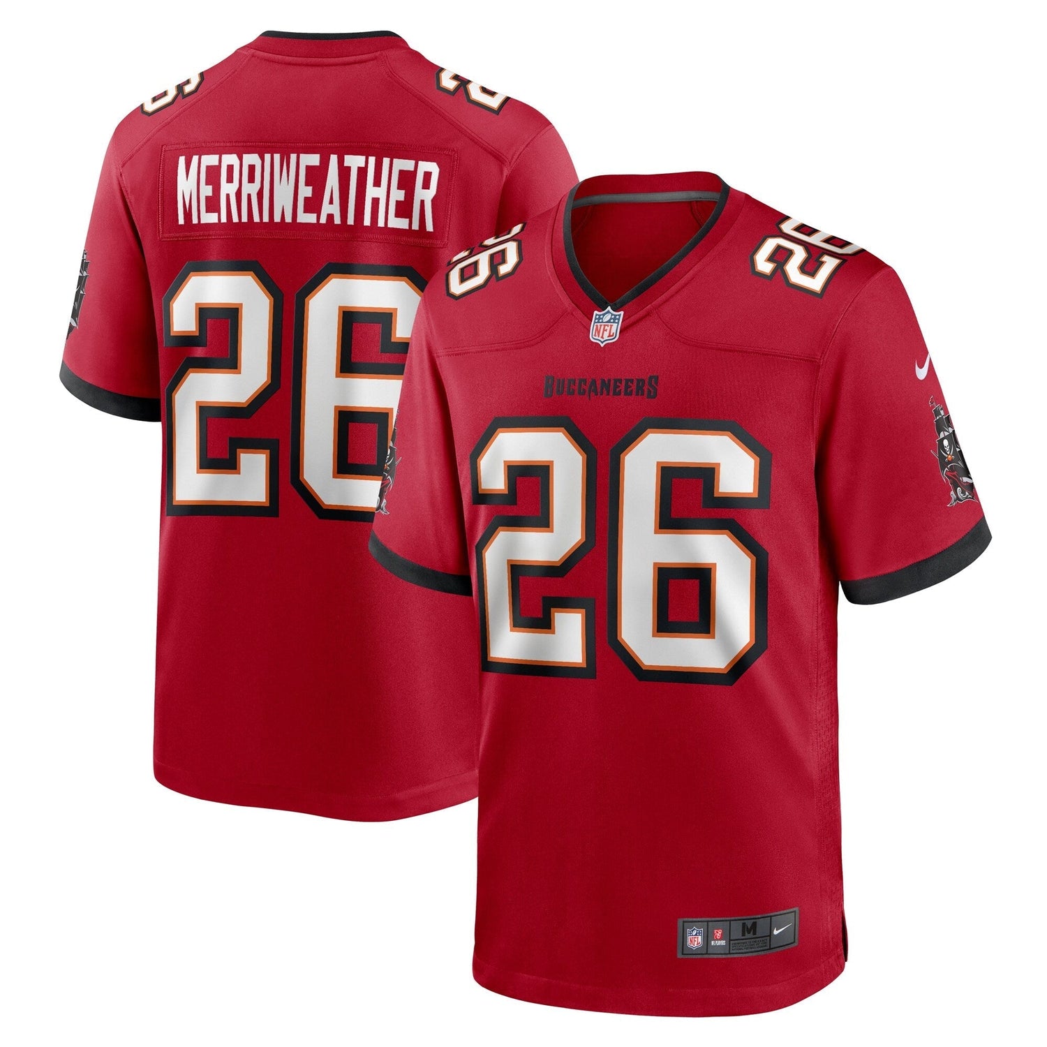 Kaevon Merriweather Tampa Bay Buccaneers Nike Game Jersey - Red