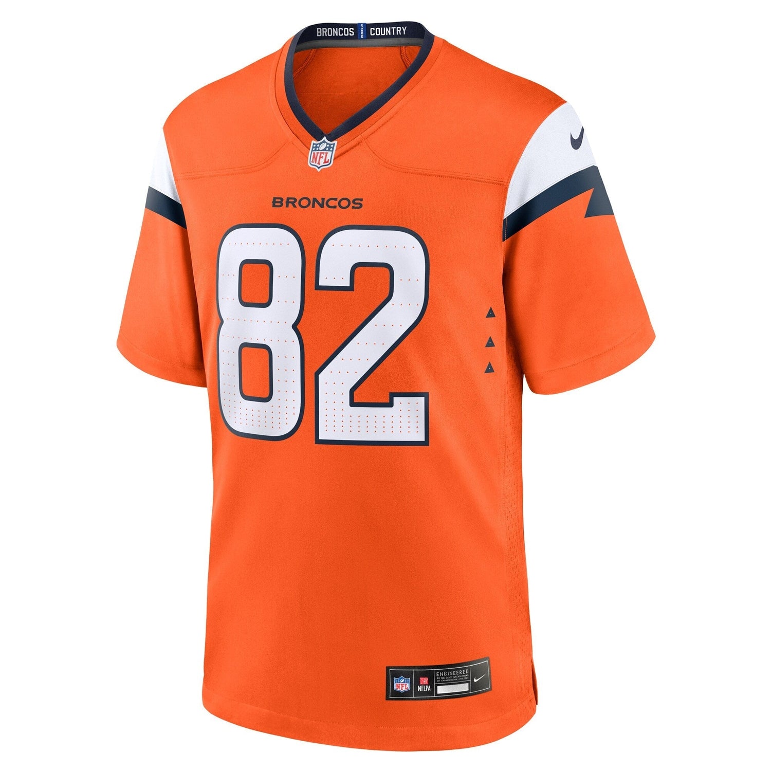 Adam Trautman Denver Broncos Nike Team Game Jersey - Orange