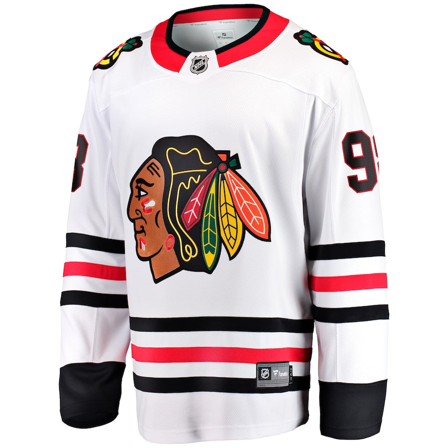 Connor Bedard Chicago Blackhawks Away Breakaway Jersey - White