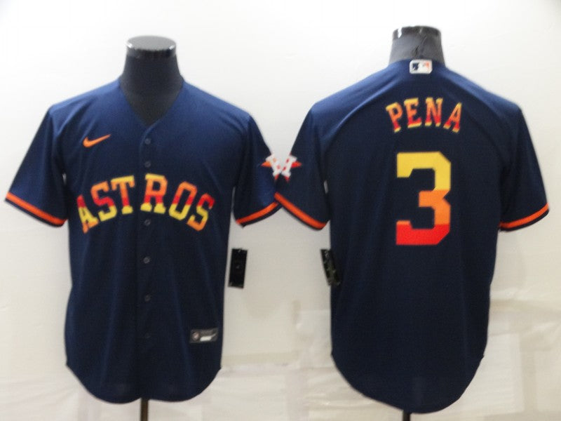 Men's Houston Astros Jeremy Pena #3 Navy Player Jersey