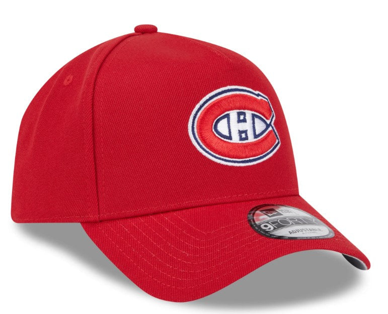 Men's Montreal Canadiens NHL New Era Red 9Forty A-Frame Snapback Hat