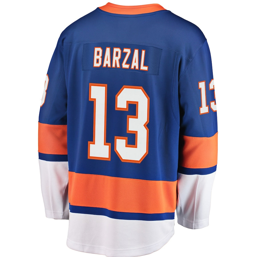 Mathew Barzal New York Islanders Home Premier Breakaway Jersey - Royal