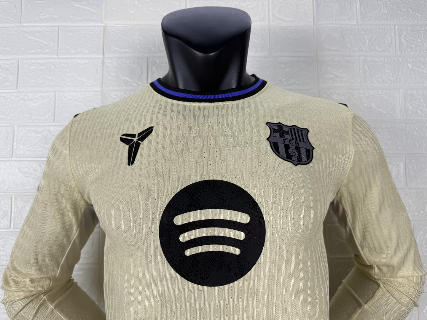 2025-26 FC Barcelona Away Long Sleeve Player Version Jersey