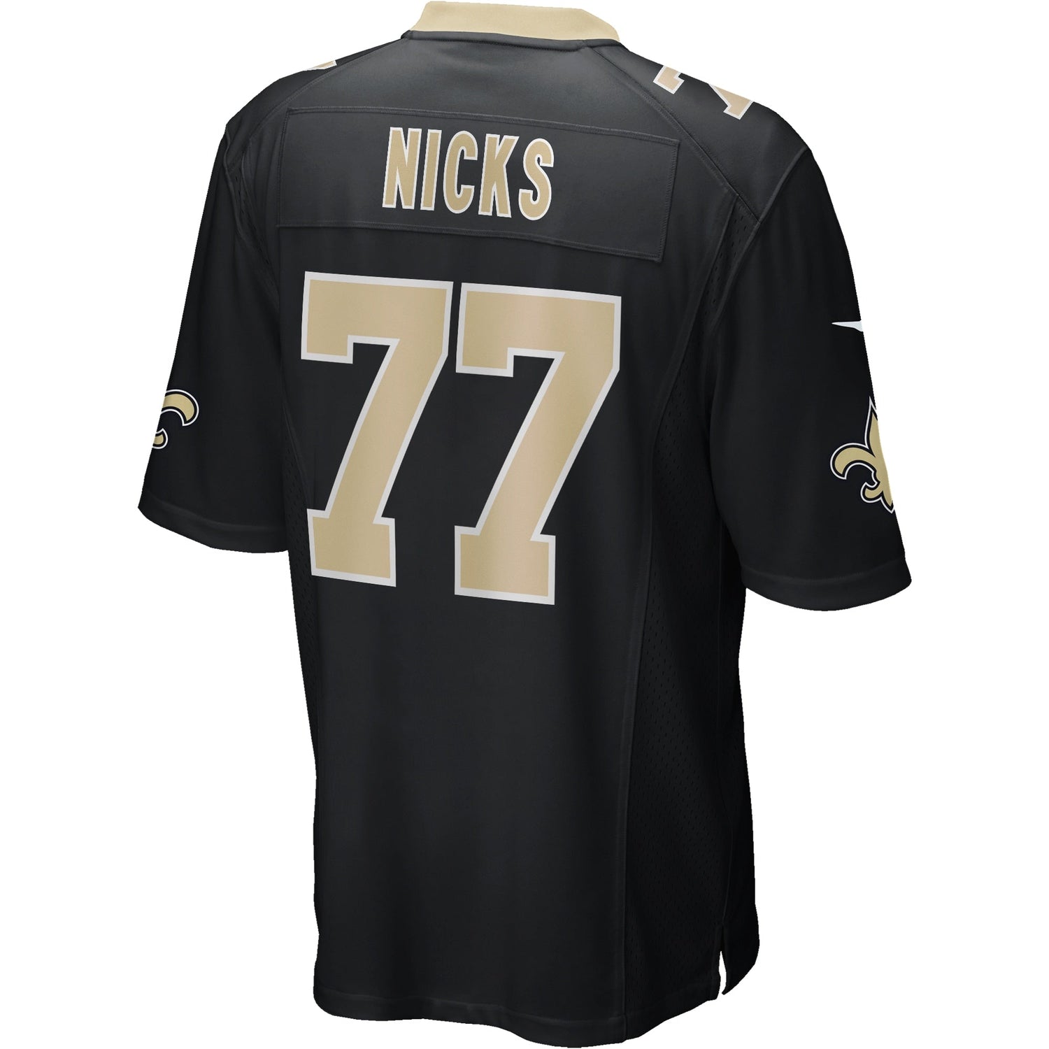 Carl Nicks New Orleans Saints Nike Game Retired Jersey - Black