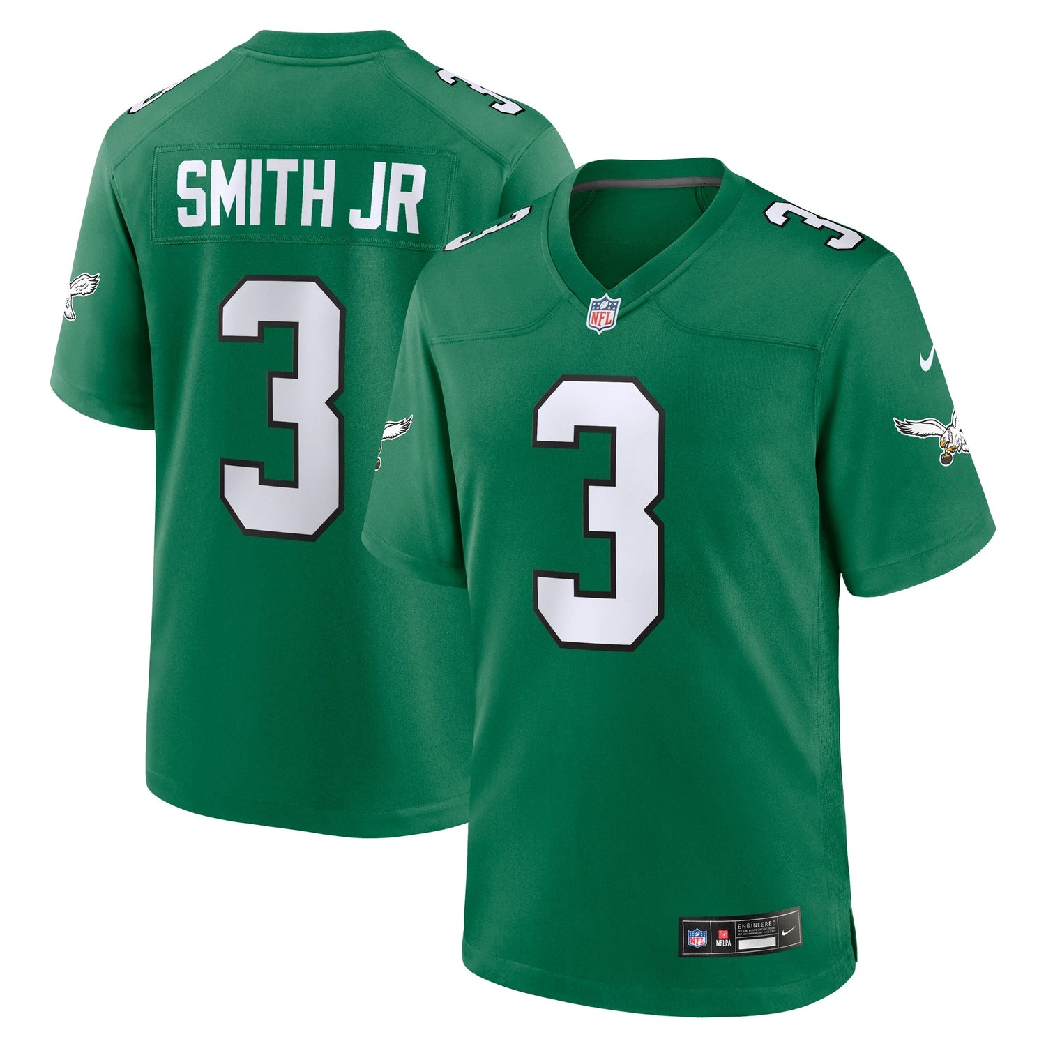 Nolan Smith Philadelphia Eagles Nike Alternate Game Jersey - Kelly Green