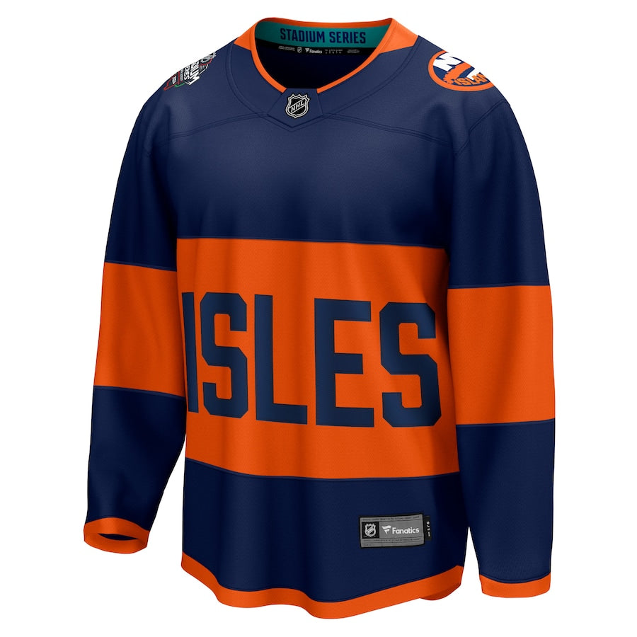 New York Islanders 2024 NHL Stadium Series Breakaway Jersey – Navy