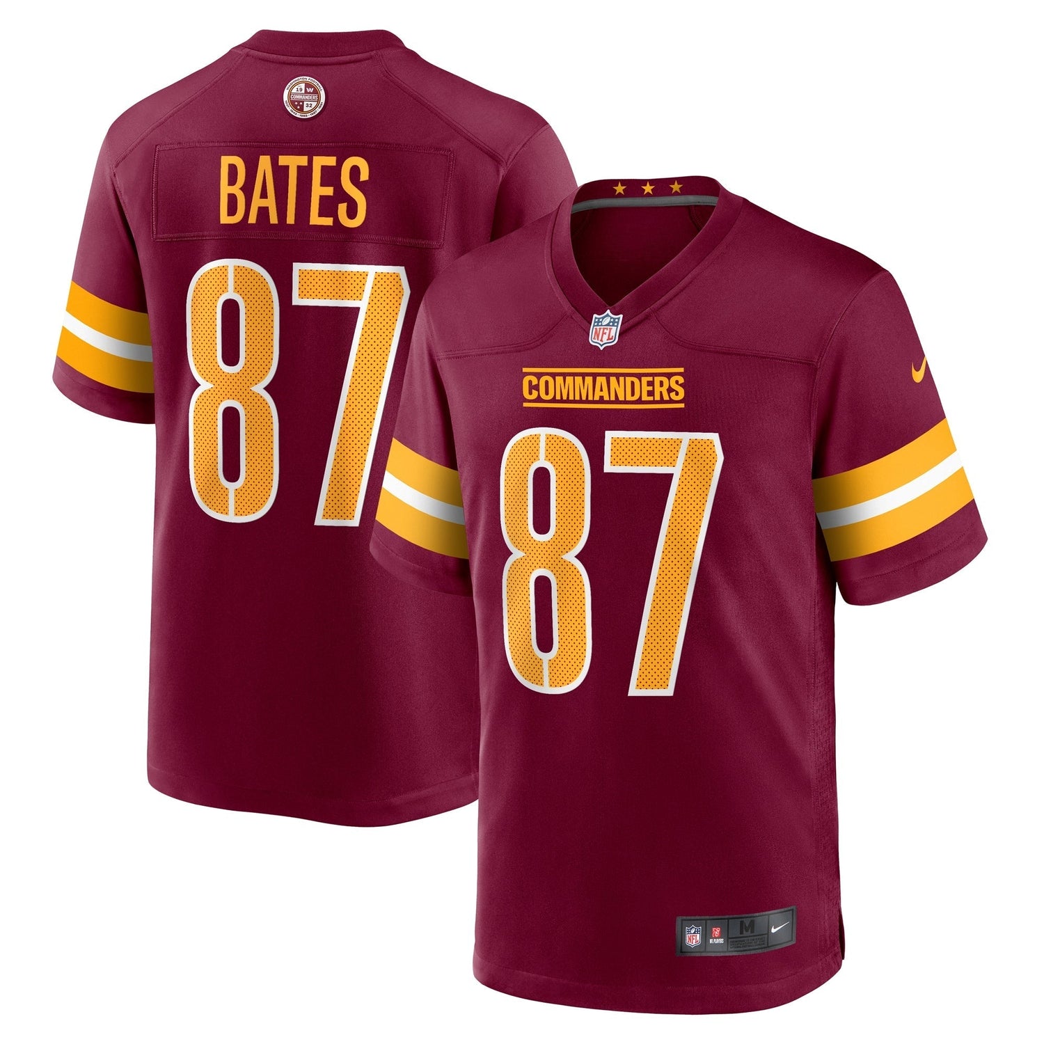John Bates Washington Commanders Nike Game Jersey - Burgundy
