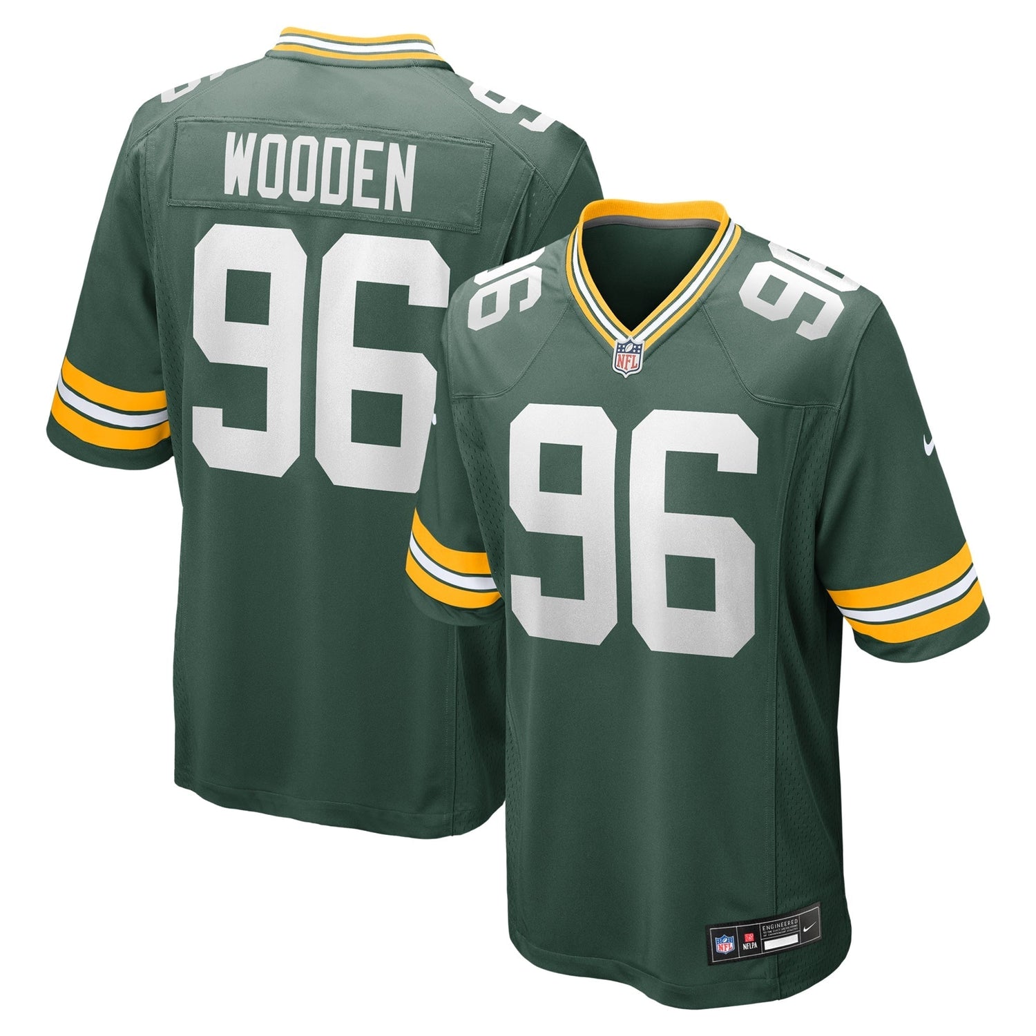 Colby Wooden Green Bay Packers Nike Game Jersey - Green