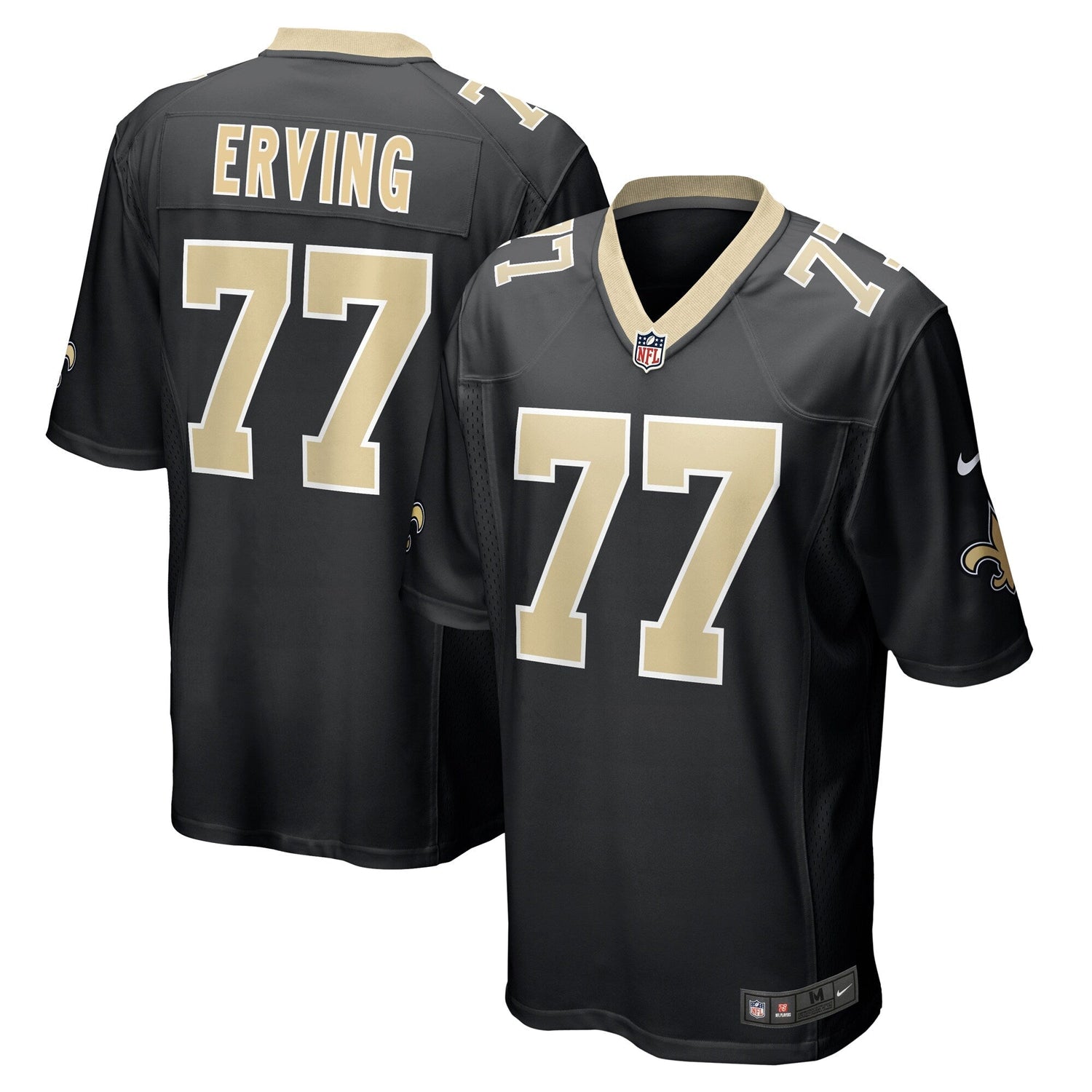 Cameron Erving New Orleans Saints Nike Game Jersey - Black