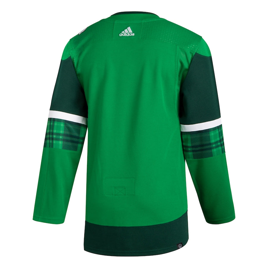Men's San Jose Sharks adidas Kelly Green 2023 St. Patrick's Day Primegreen Authentic Jersey