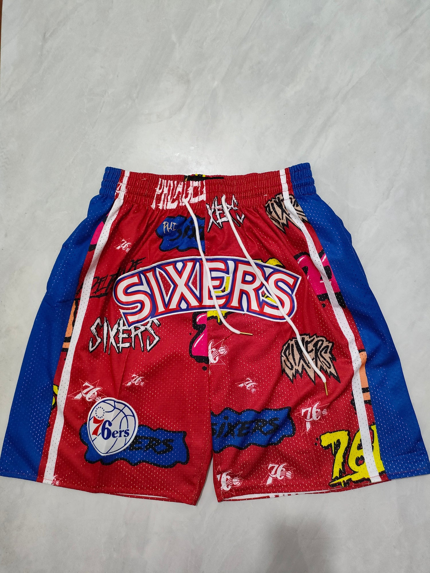 JUST DON Philadelphia 76ers Pocket Shorts