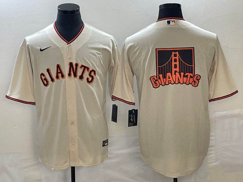 Men's San Francisco Giants Cream Home Player Jersey