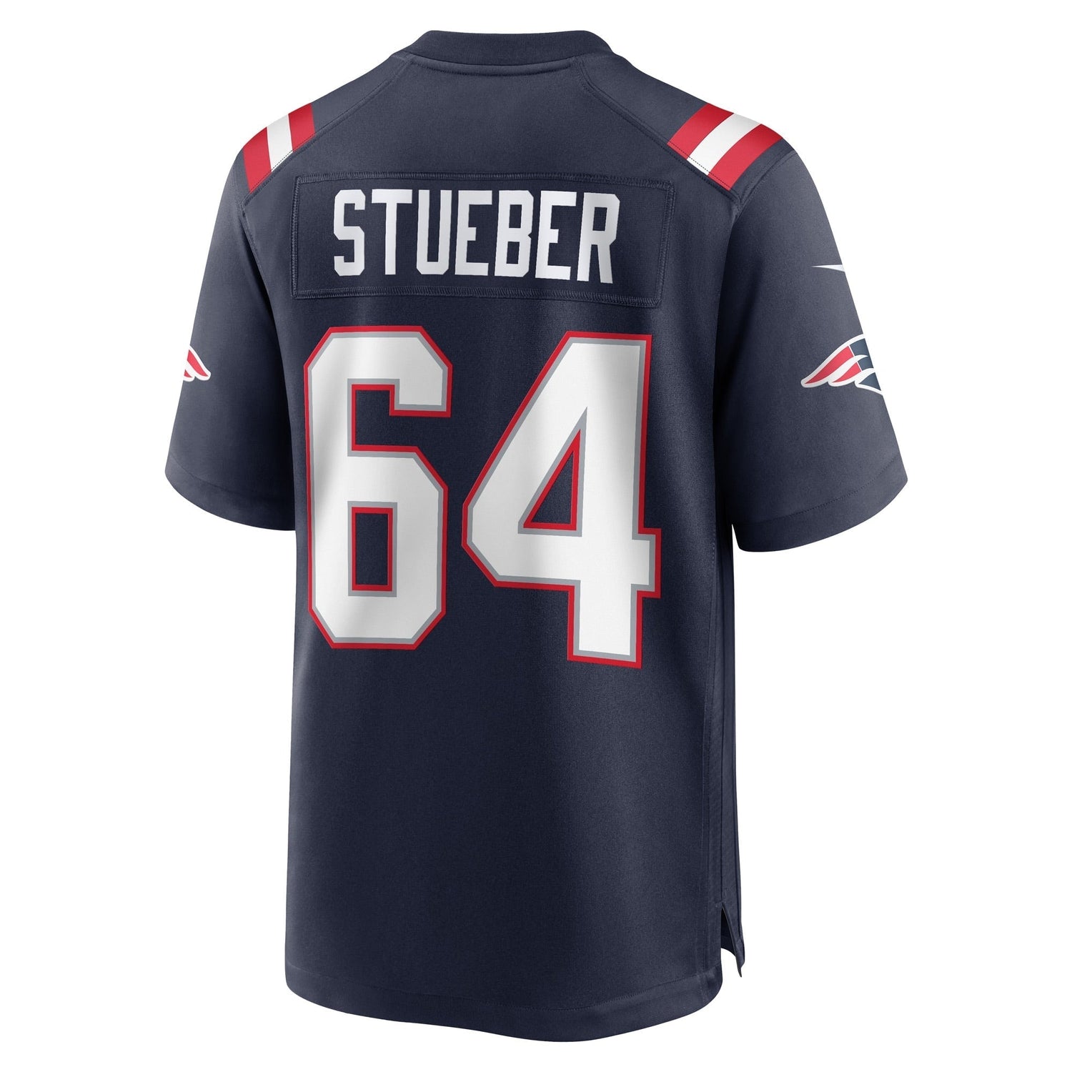 Andrew Stueber New England Patriots Nike Game Jersey - Navy