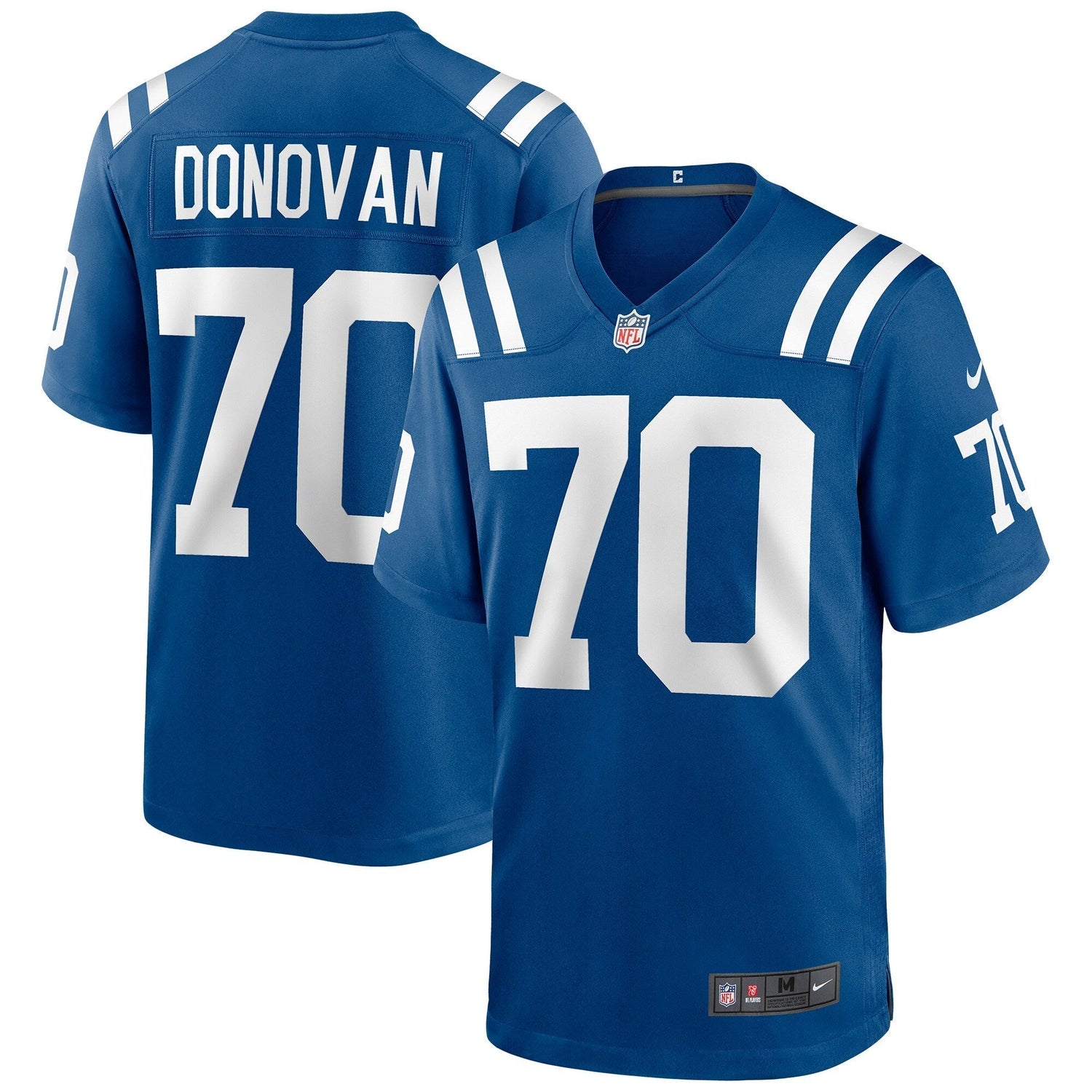 Art Donovan Indianapolis Colts Nike Game Retired Jersey - Royal