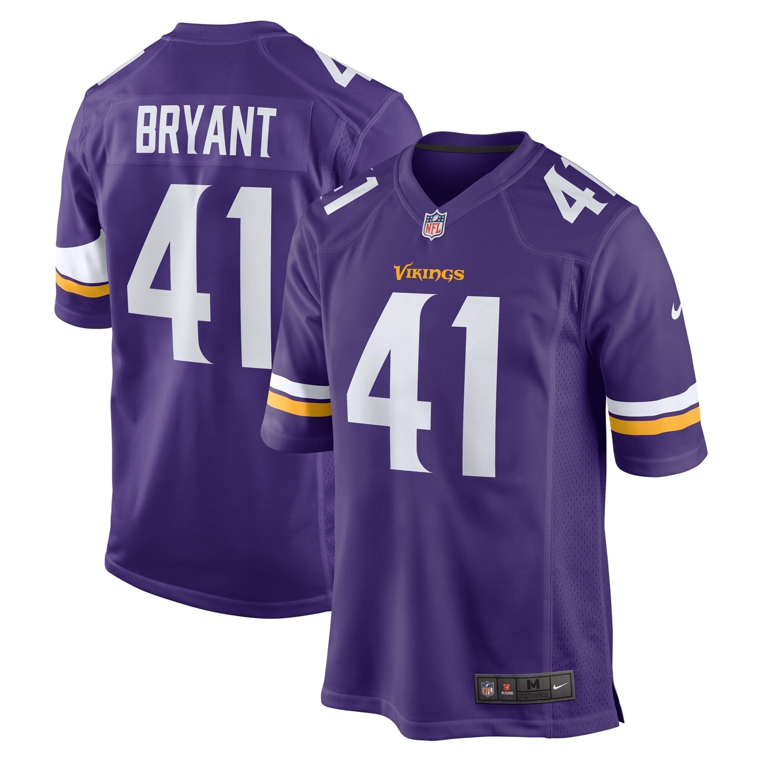 Austin Bryant Minnesota Vikings Nike Game Jersey - Purple