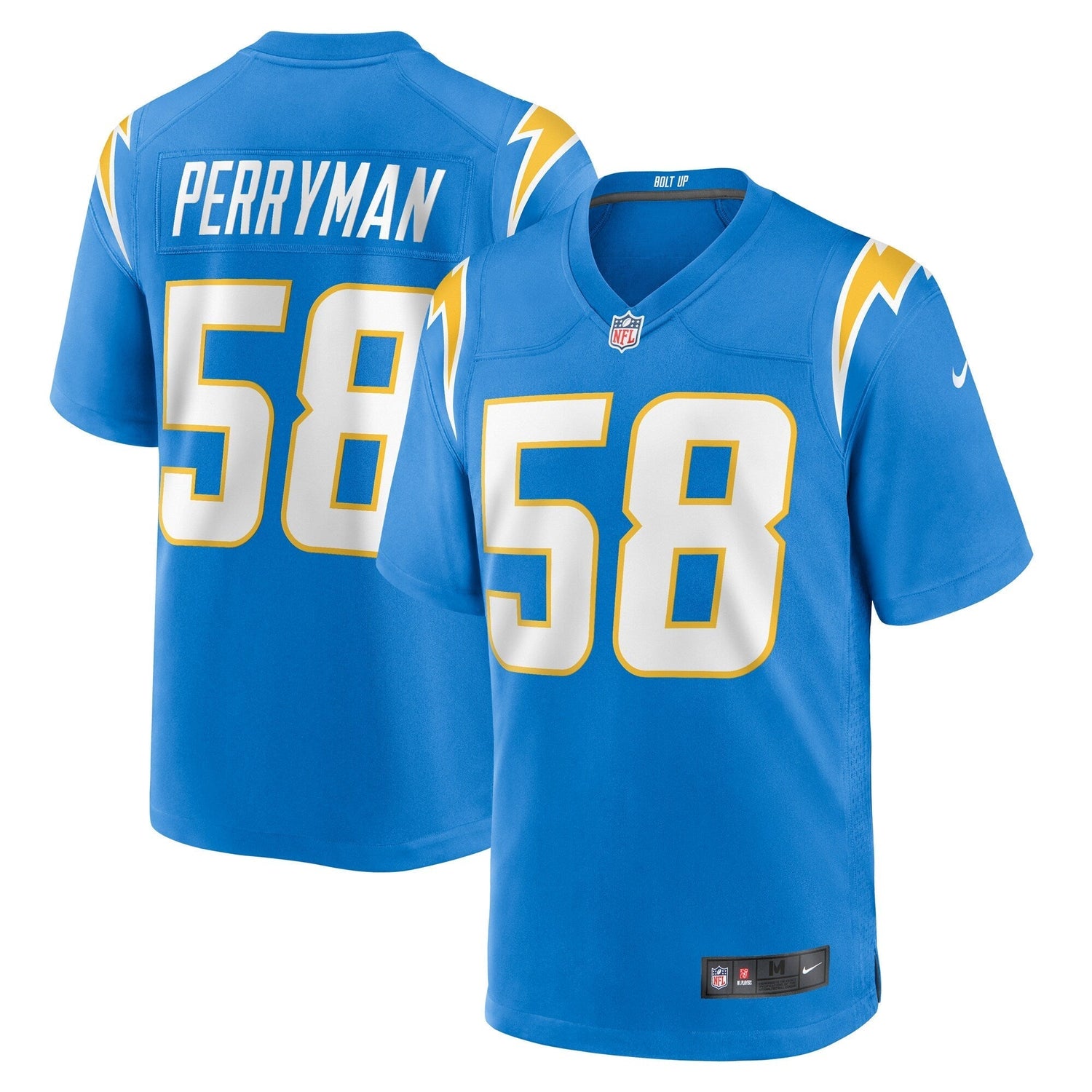 Denzel Perryman Los Angeles Chargers Nike Game Jersey - Powder Blue