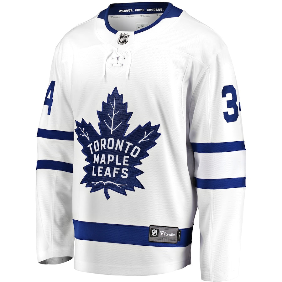 Toronto Maple Leafs Auston Matthews Away Premier Breakaway Jersey - White