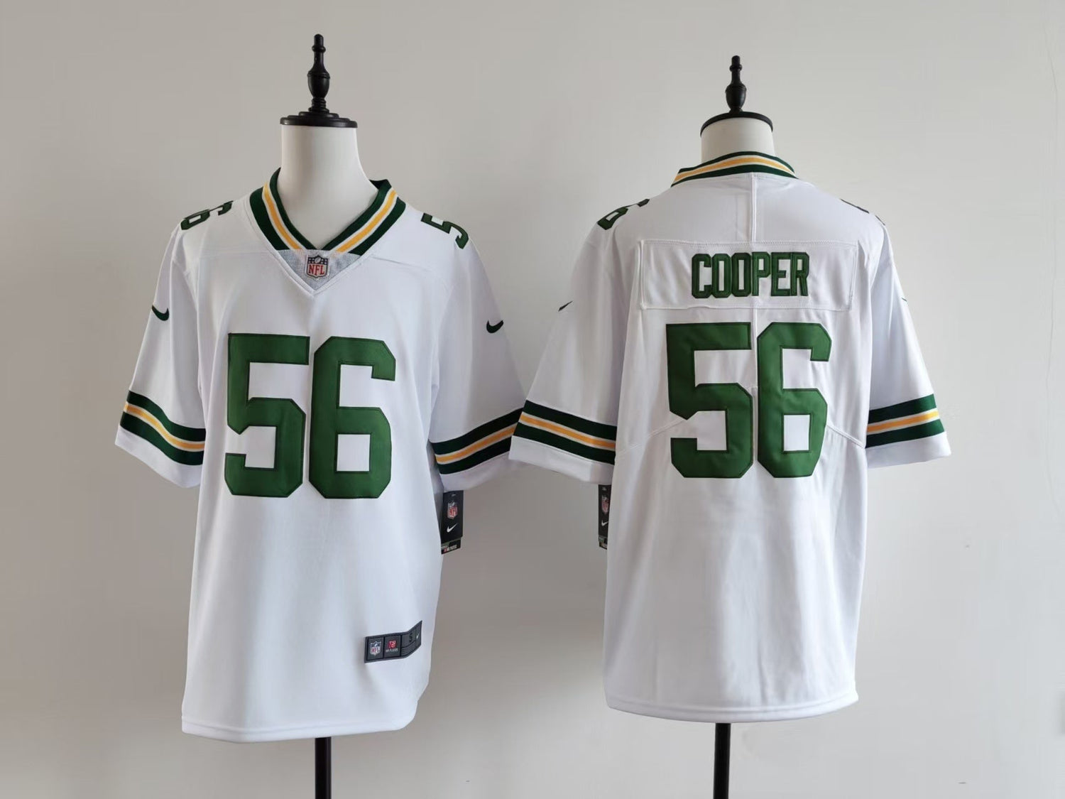 Men's Green Bay Packers Edgerrin Cooper Nike Jersey - White