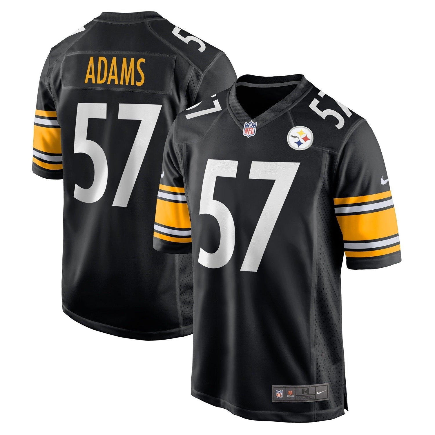 Montravius Adams Pittsburgh Steelers Nike Game Jersey - Black