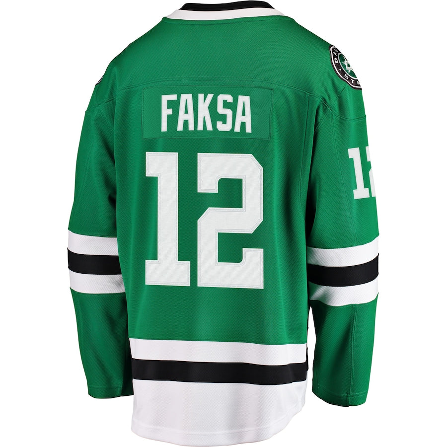 Radek Faksa Dallas Stars Breakaway Jersey - Kelly Green