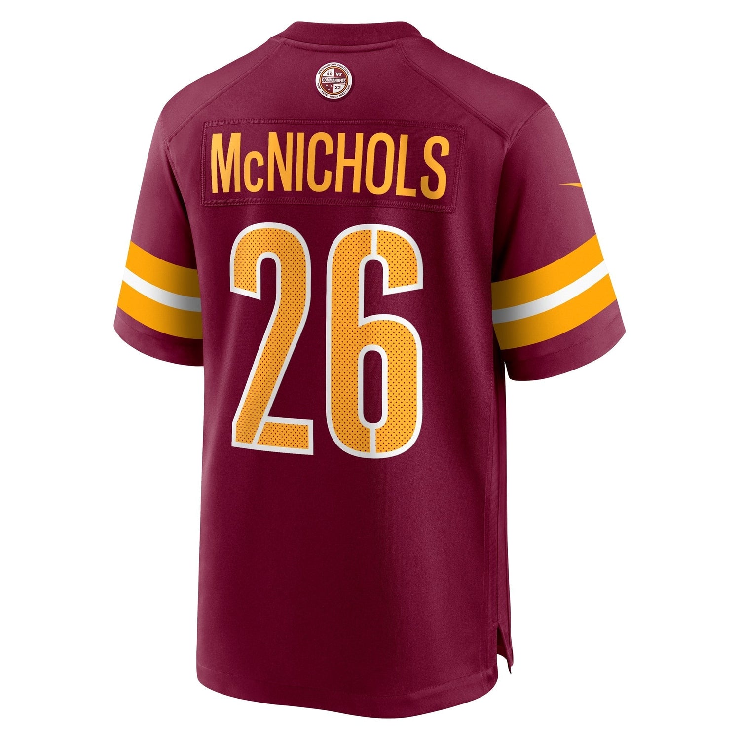 Jeremy McNichols Washington Commanders Nike Game Jersey - Burgundy