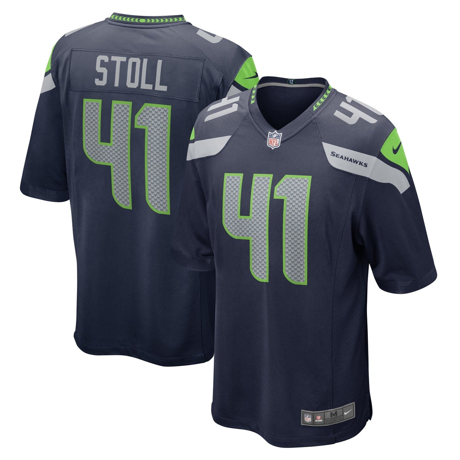 Chris Stoll Seattle Seahawks Nike Game Jersey - College Navy