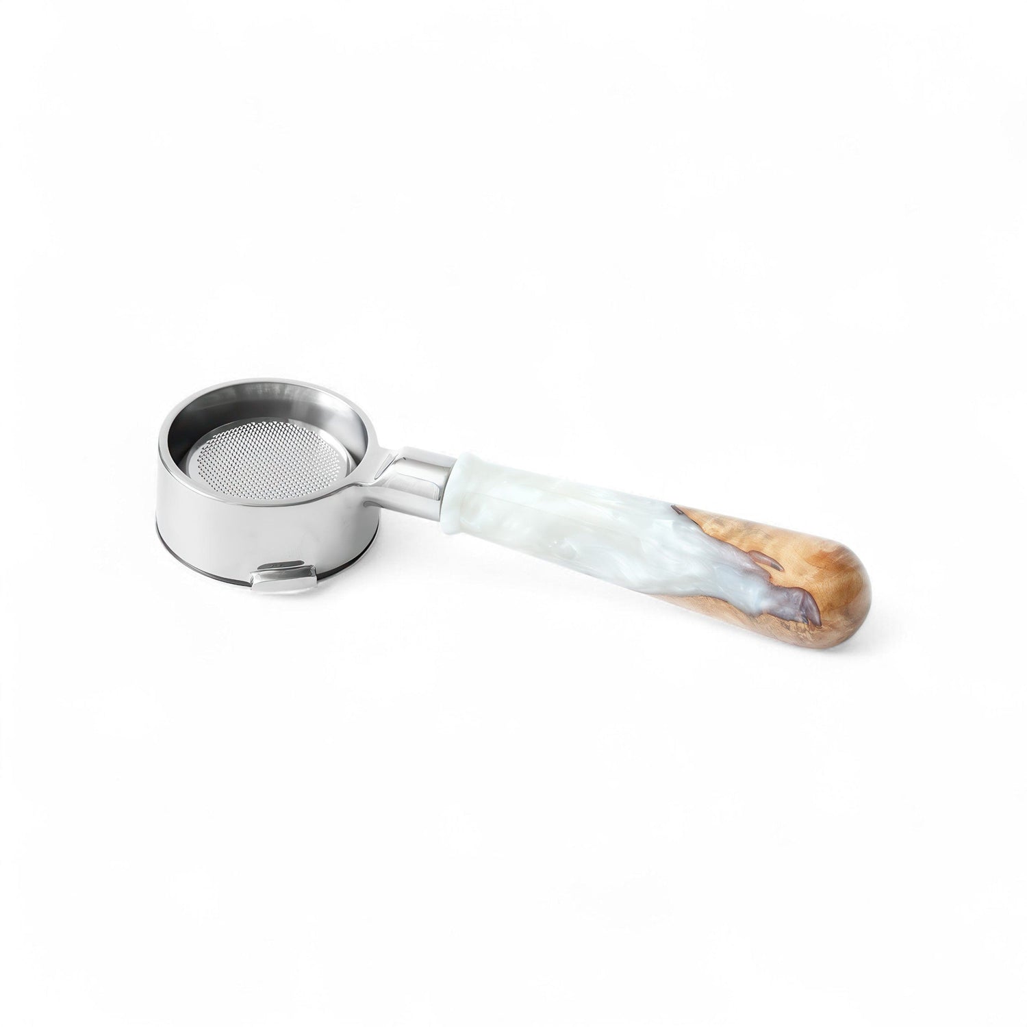 Walnut & Resin Handle Bottomless Portafilter