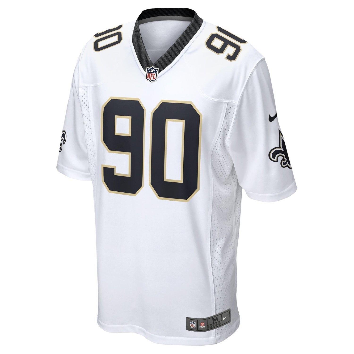 Bryan Bresee New Orleans Saints Nike Game Jersey - White