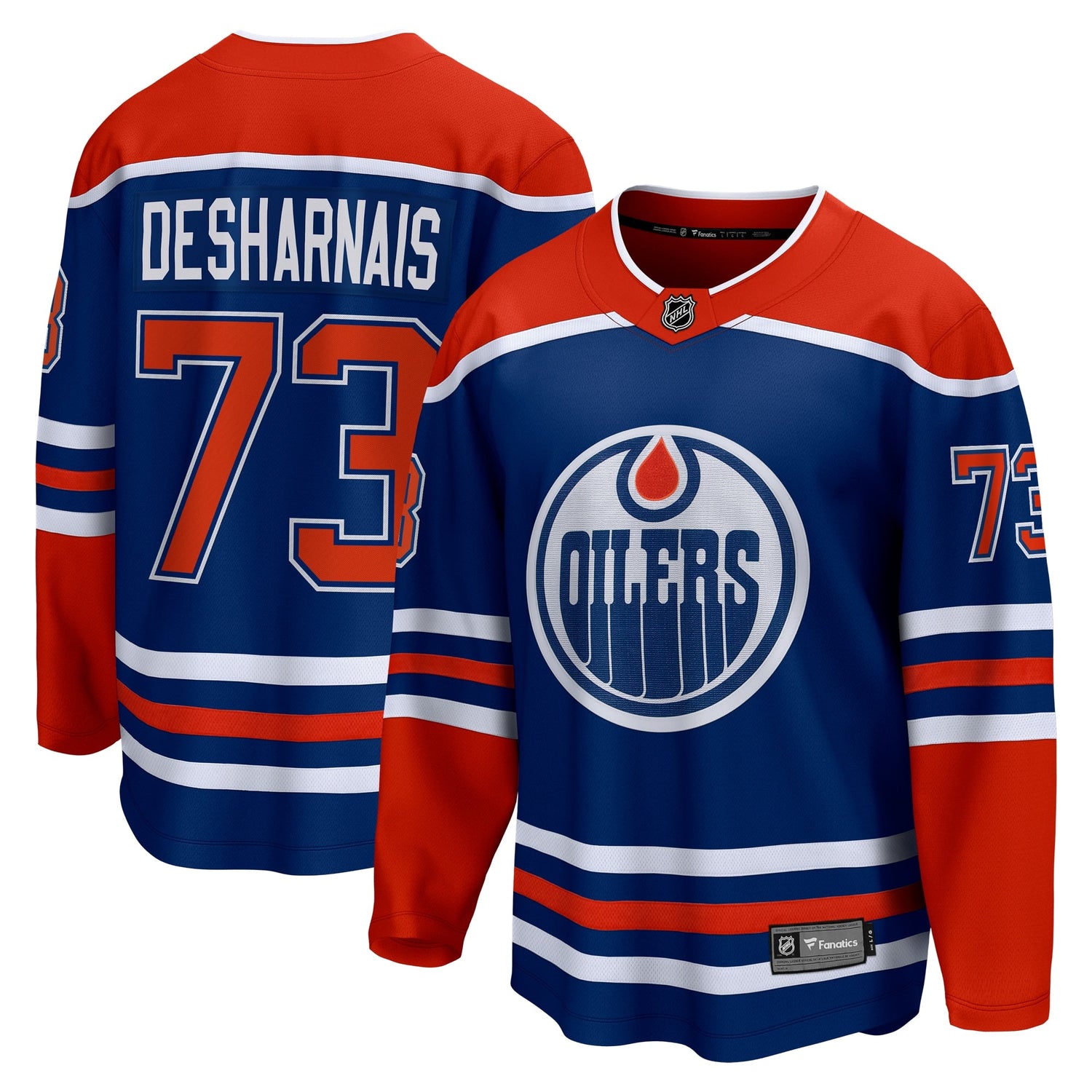 Vincent Desharnais Edmonton Oilers Home Premier Breakaway Jersey - Royal