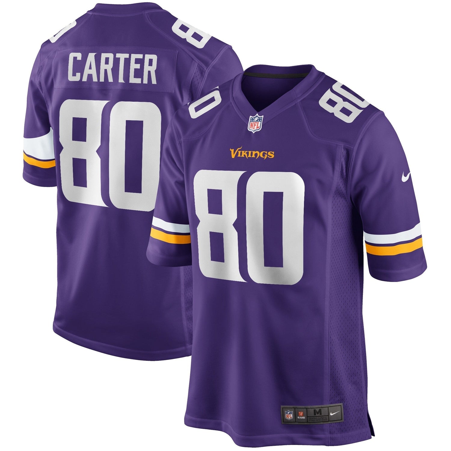 Cris Carter Minnesota Vikings Nike Game Retired Jersey - Purple