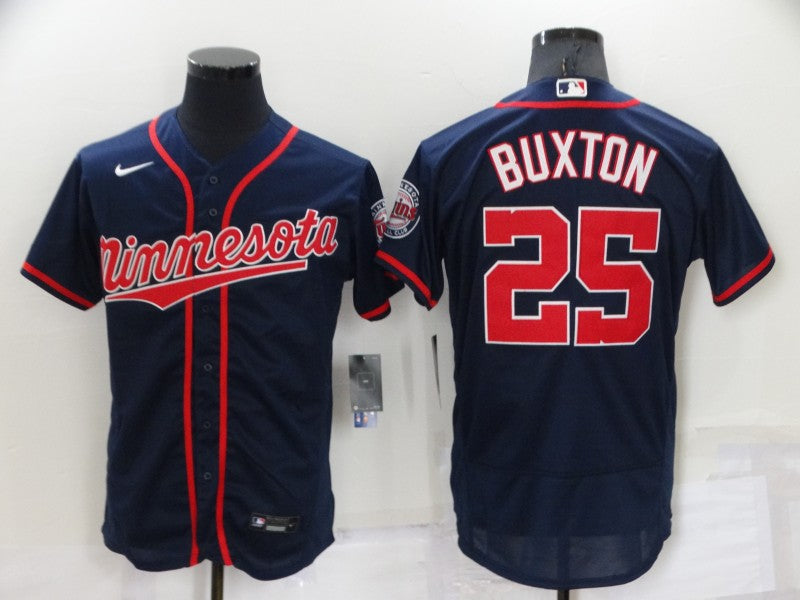 Men's Minnesota Twins Byron Buxton #25 Navy Player Jersey
