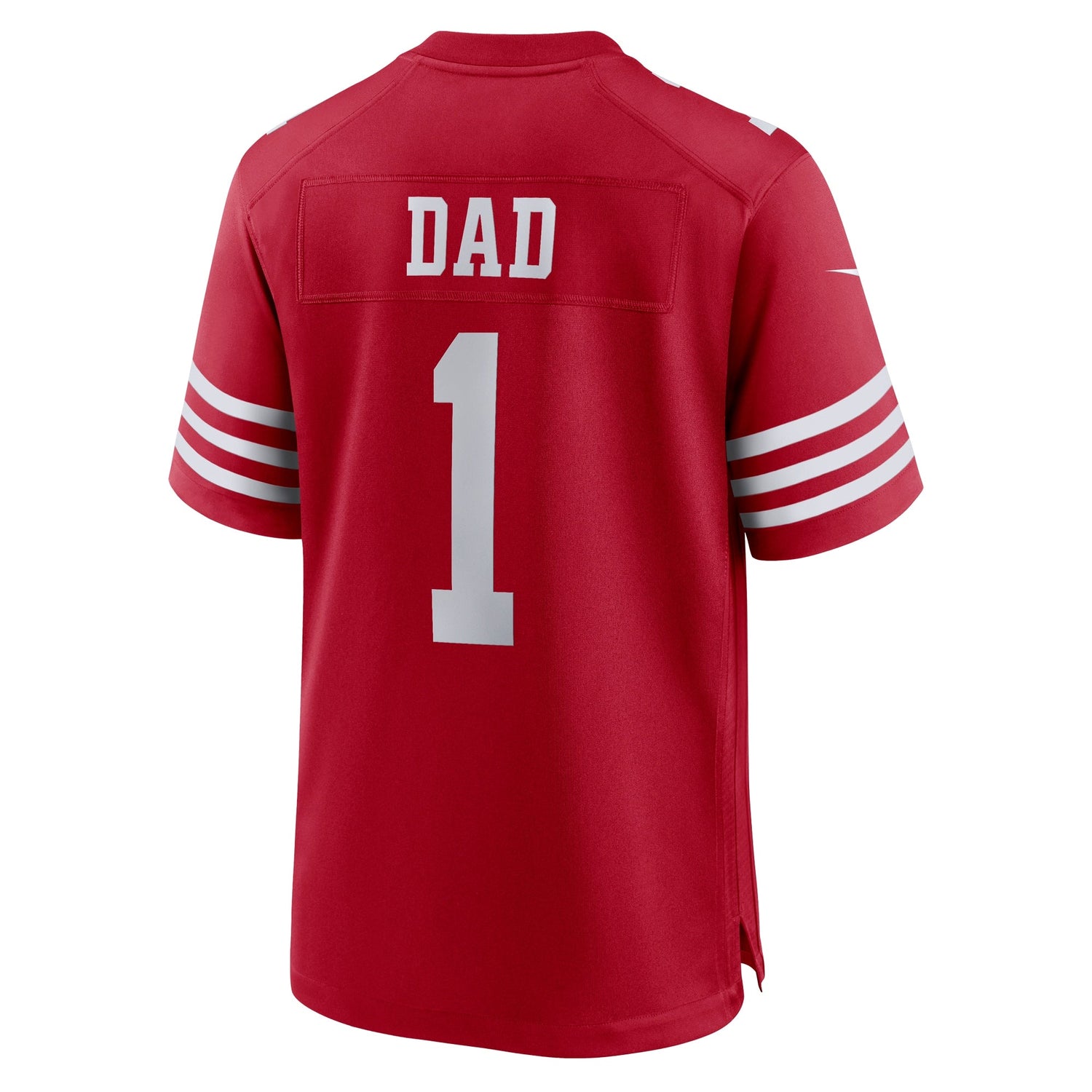 Number 1 Dad San Francisco 49ers Nike Game Jersey - Scarlet
